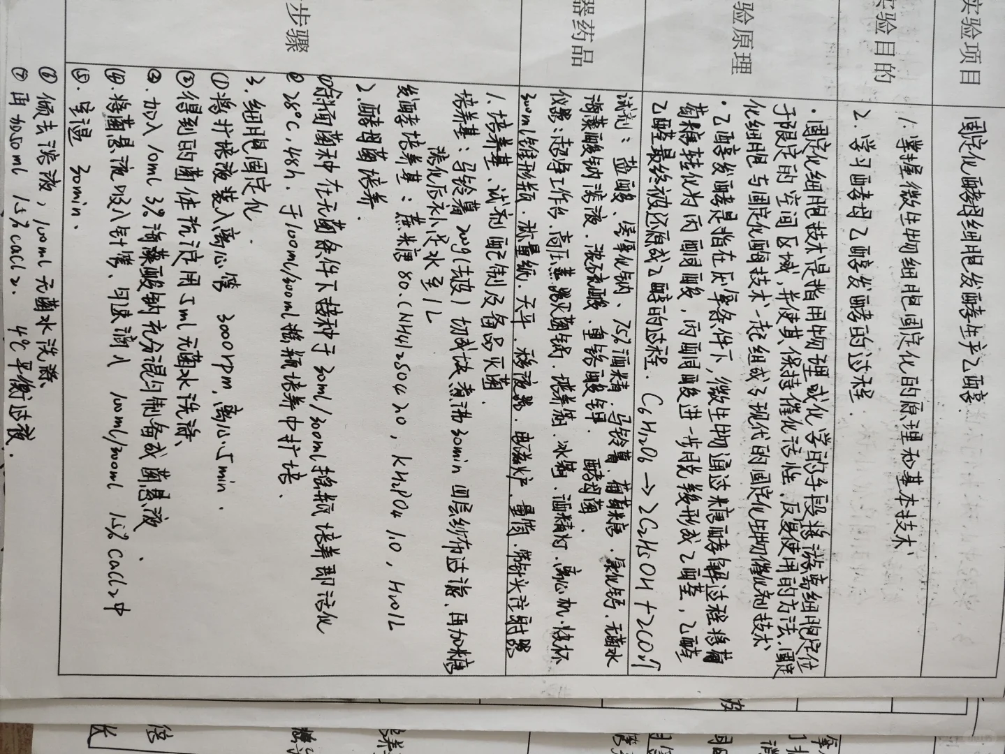 发酵工程实验