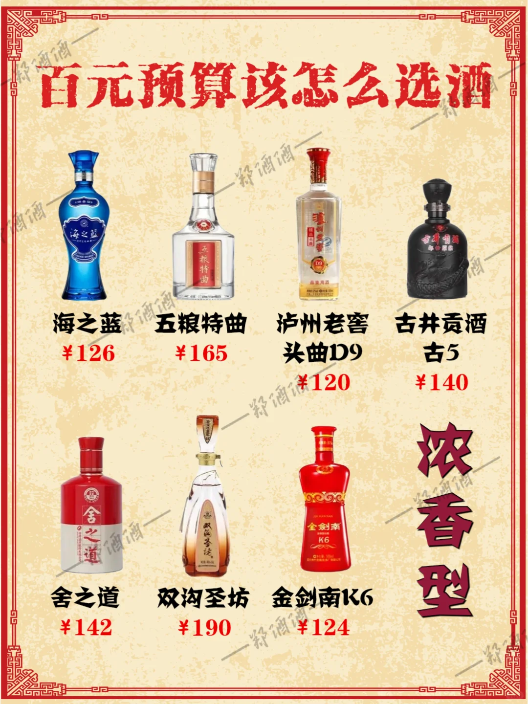 百元宝藏白酒大搜罗！性价比之王！
