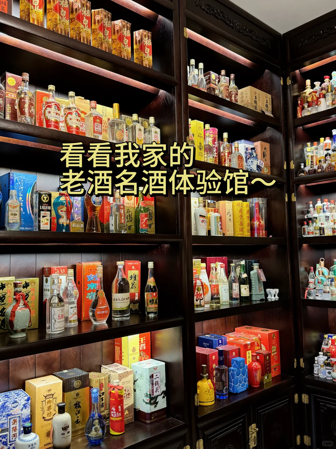 参观一下大佬的名酒体验馆 开眼界了