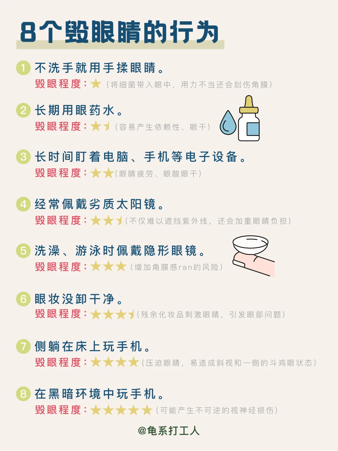 ?️最毁眼睛的行为：关灯+侧躺+玩手机