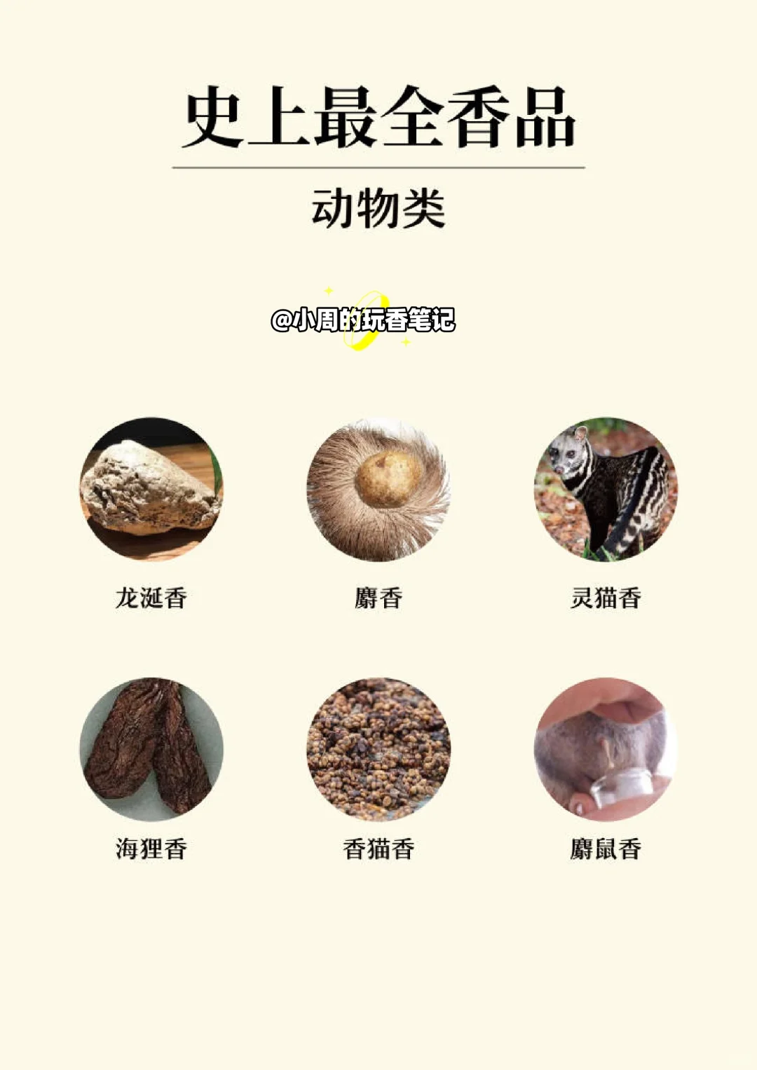 史上最全香品,动物类(收藏,收藏)