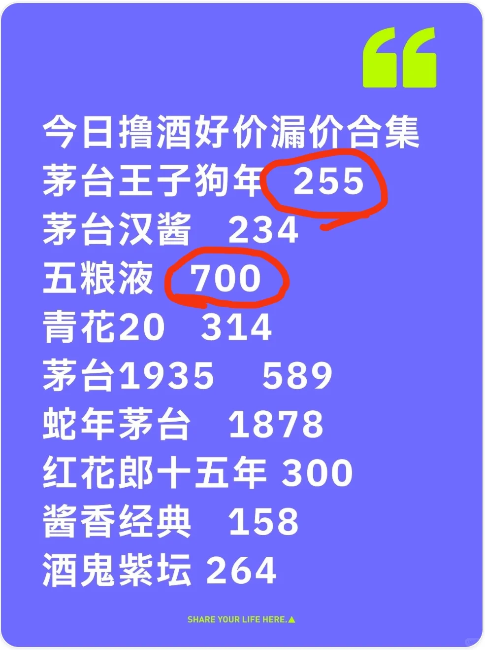 今日撸酒好价合集！