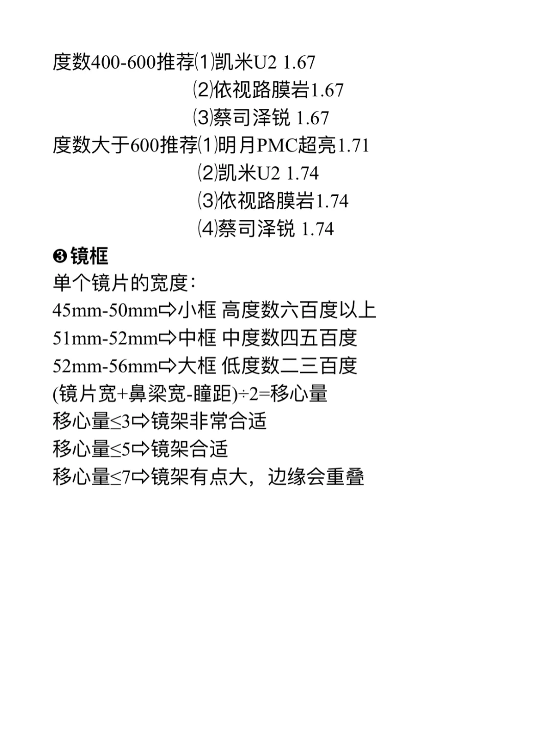 配眼镜?攻略，防止踩坑