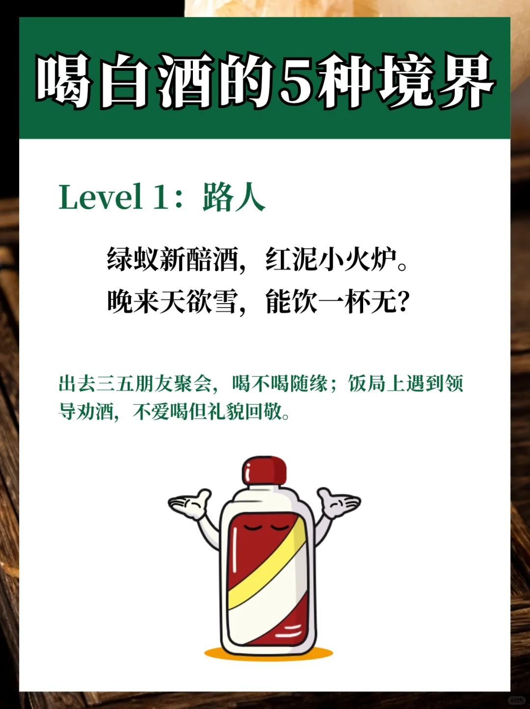 假如喝酒有段位，你是青铜还是王者⁉️