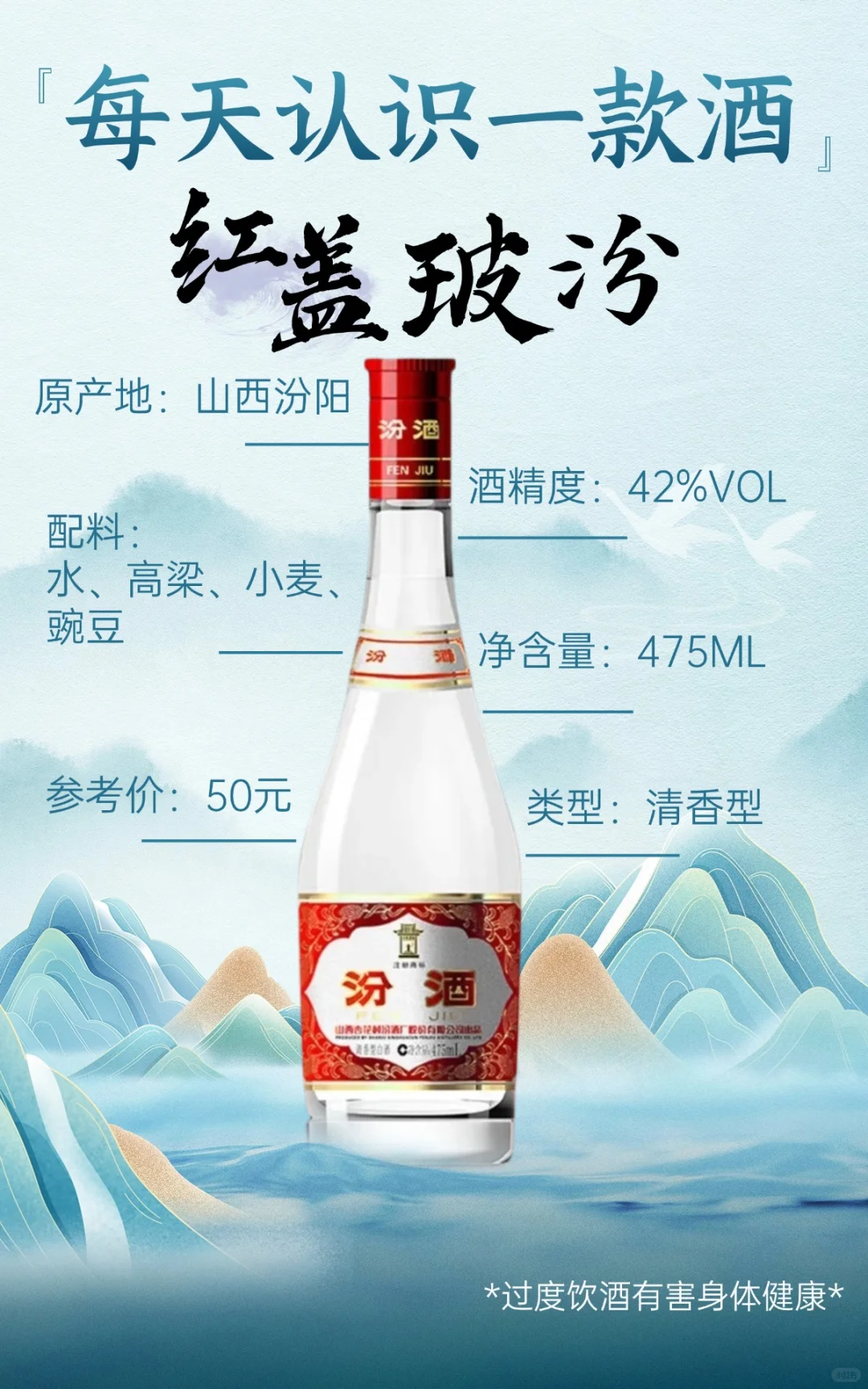每天认识一款酒|红盖玻汾