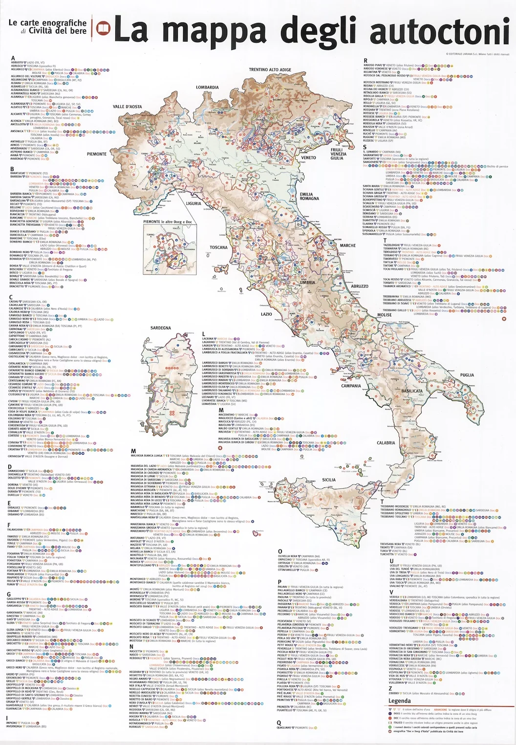 意大利葡萄酒地图（高清× 2）