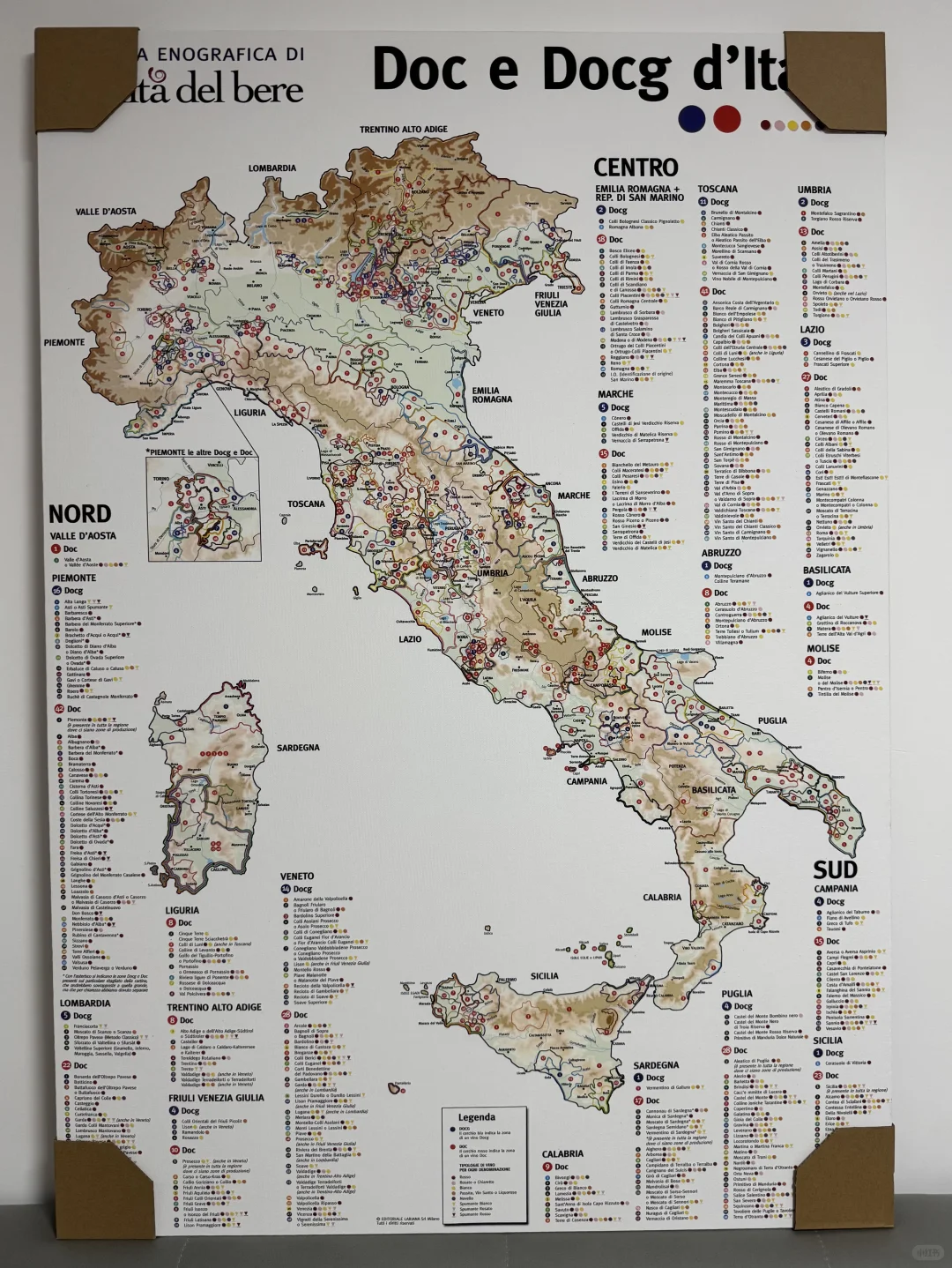 意大利葡萄酒地图（高清× 2）