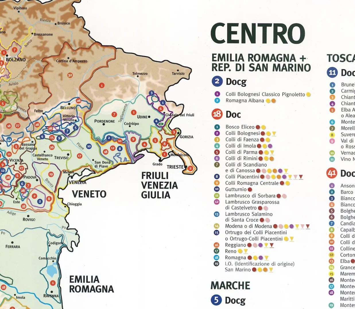 意大利葡萄酒地图（高清× 2）