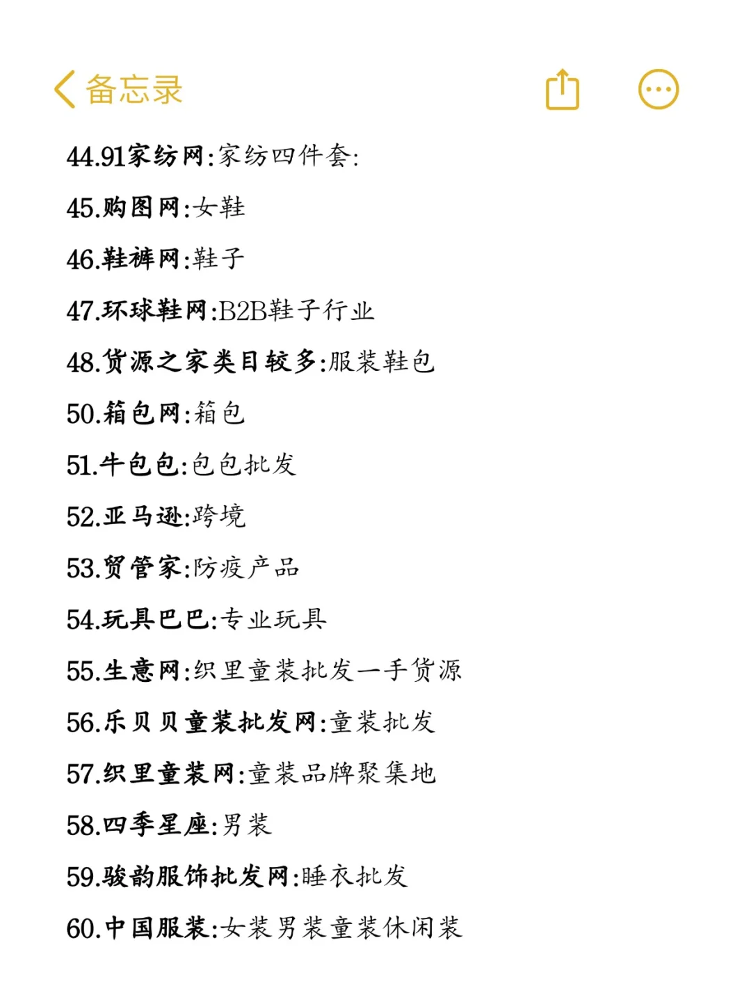 72个值得收藏的货源网站