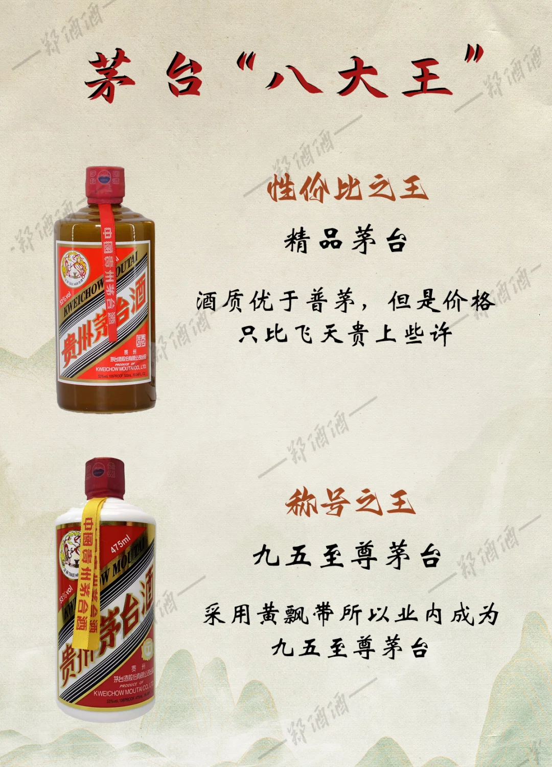 “茅台八大王者全揭秘!收藏家必看图鉴