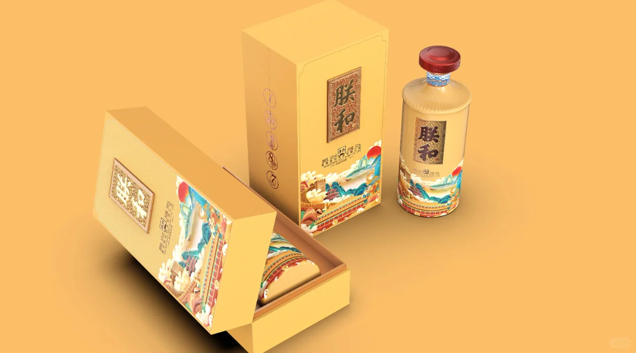 国潮风白酒设计分享