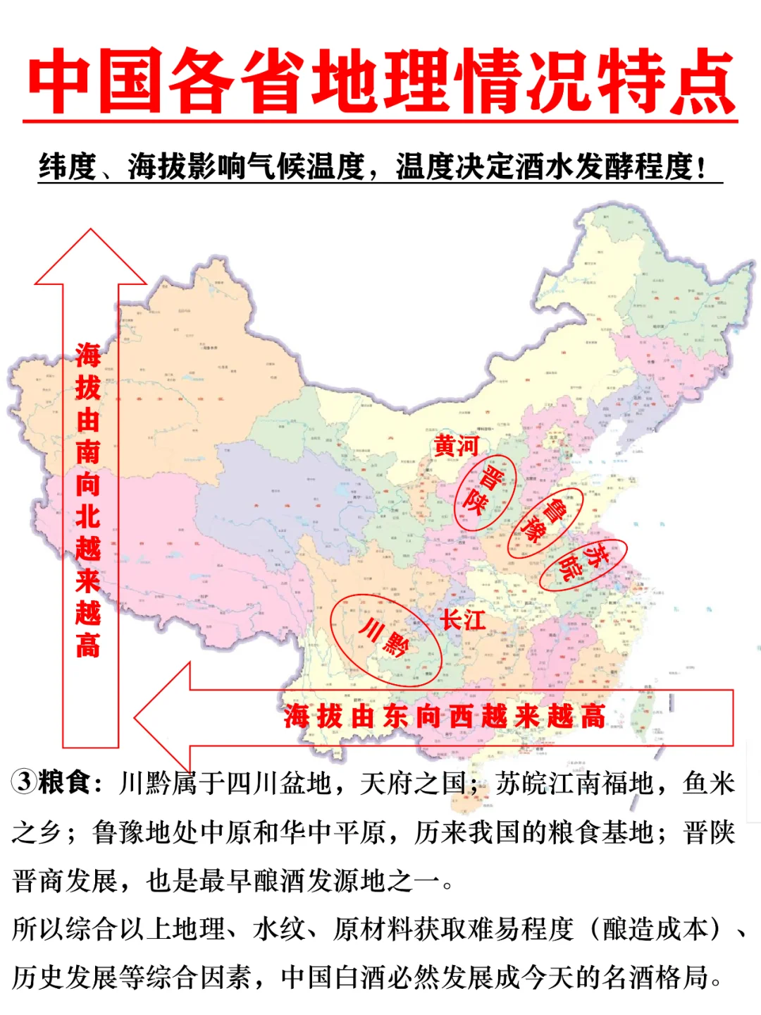 为什么中国名酒都分布在这些省份!
