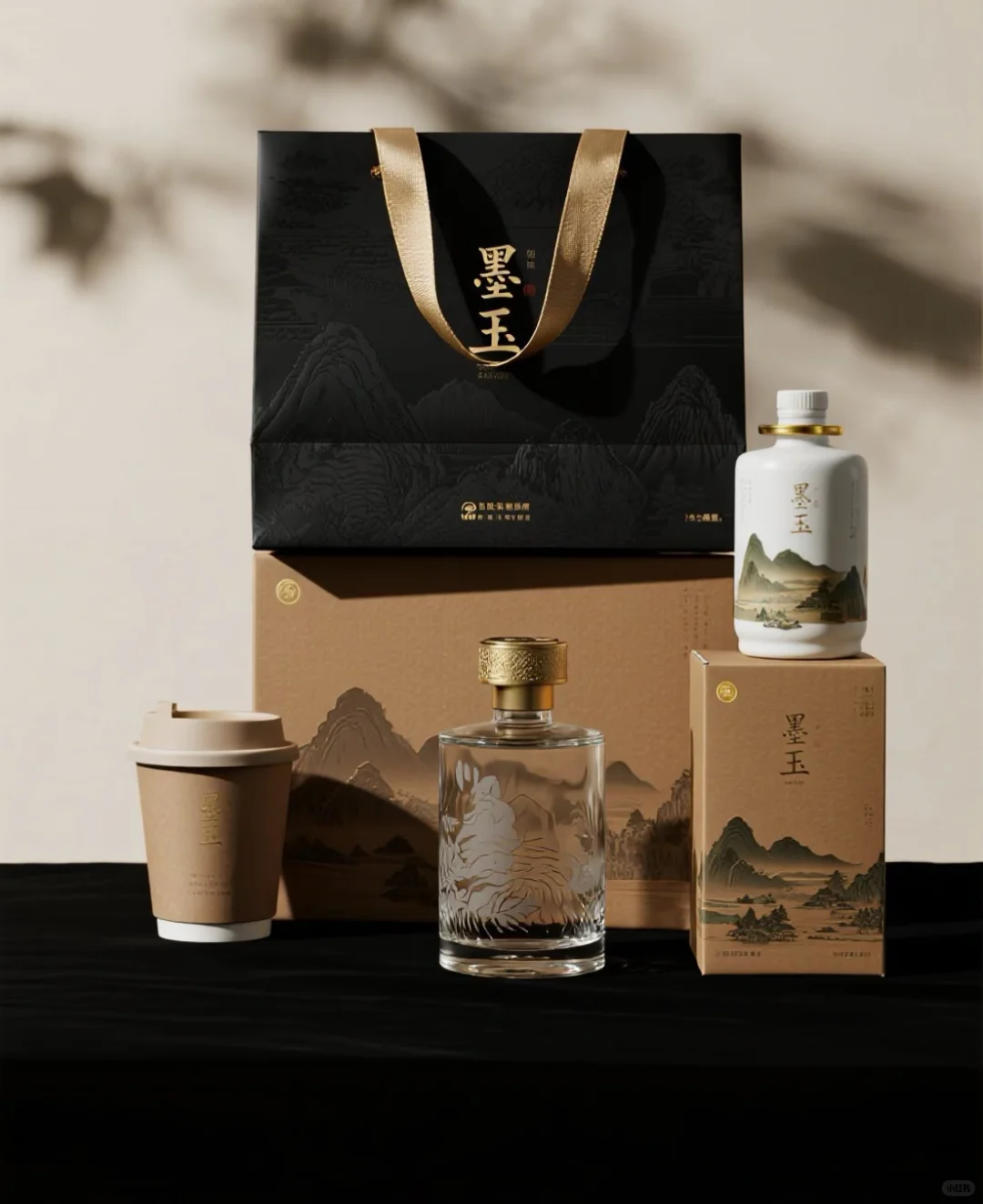 新中式黄酒包装设计|中式白酒礼盒包装设计