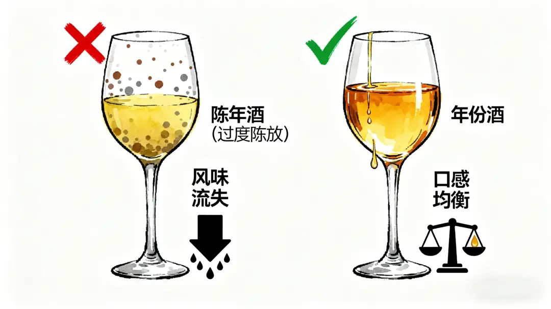别再被名字骗了!年份酒和陈年酒差的不是字