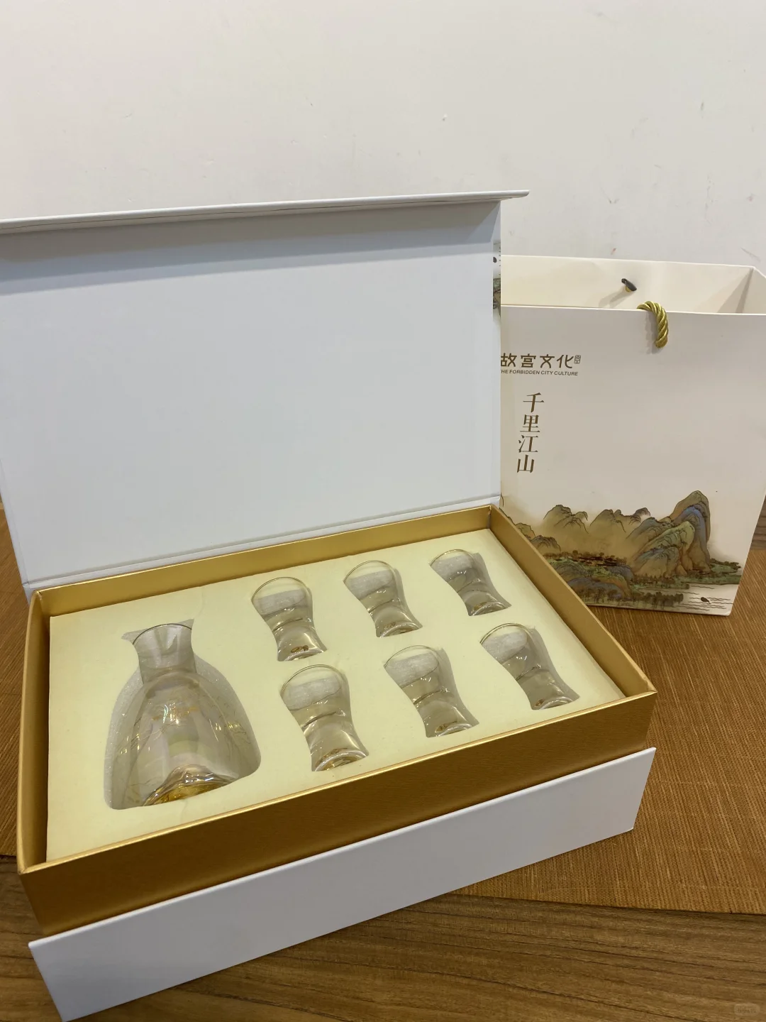 故宫千里江山礼盒，打开都不想送人了