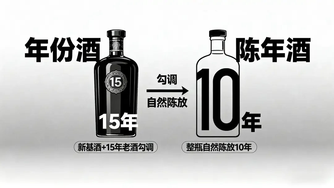 别再被名字骗了!年份酒和陈年酒差的不是字