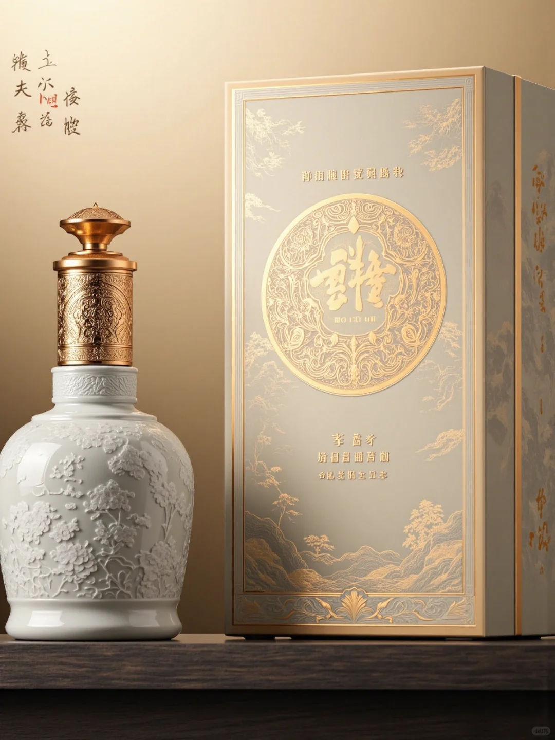 繁花似锦，春暖花开 酒包装设计