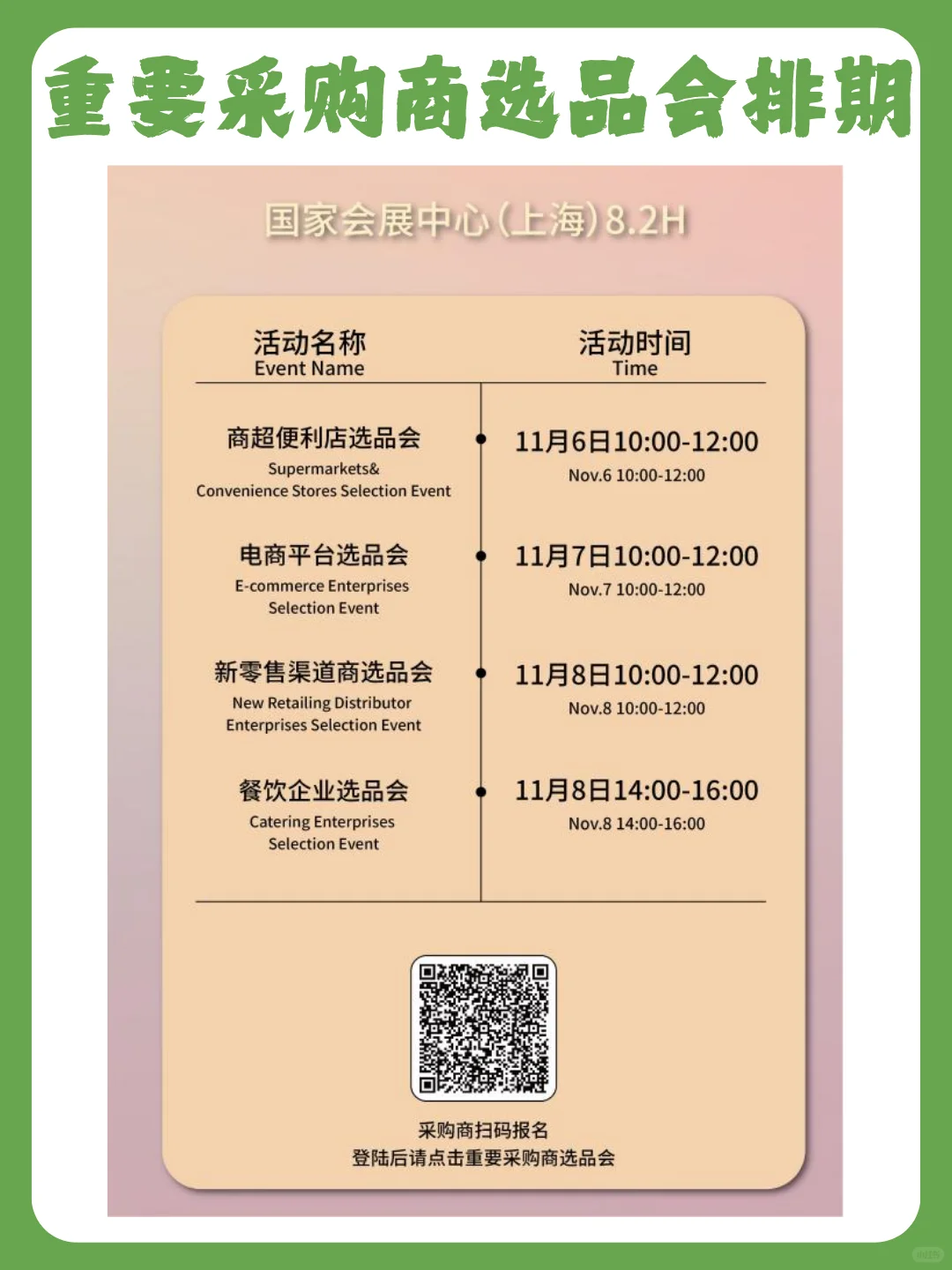 第八届中国国际进口博览会 | 农食产品展区