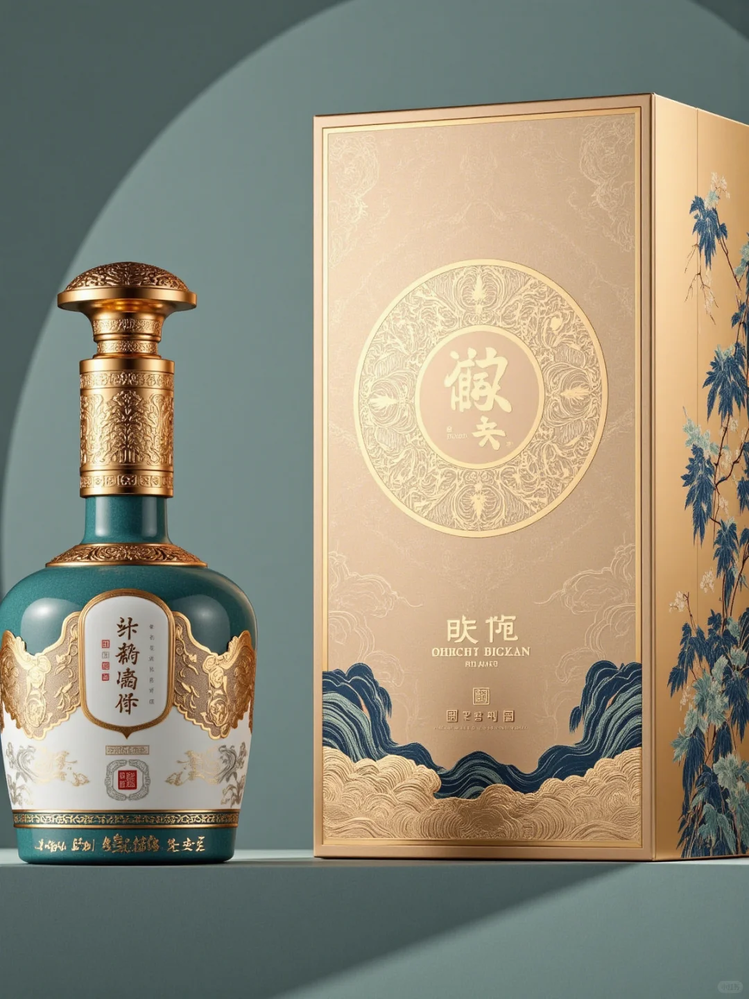 繁花似锦，春暖花开 酒包装设计