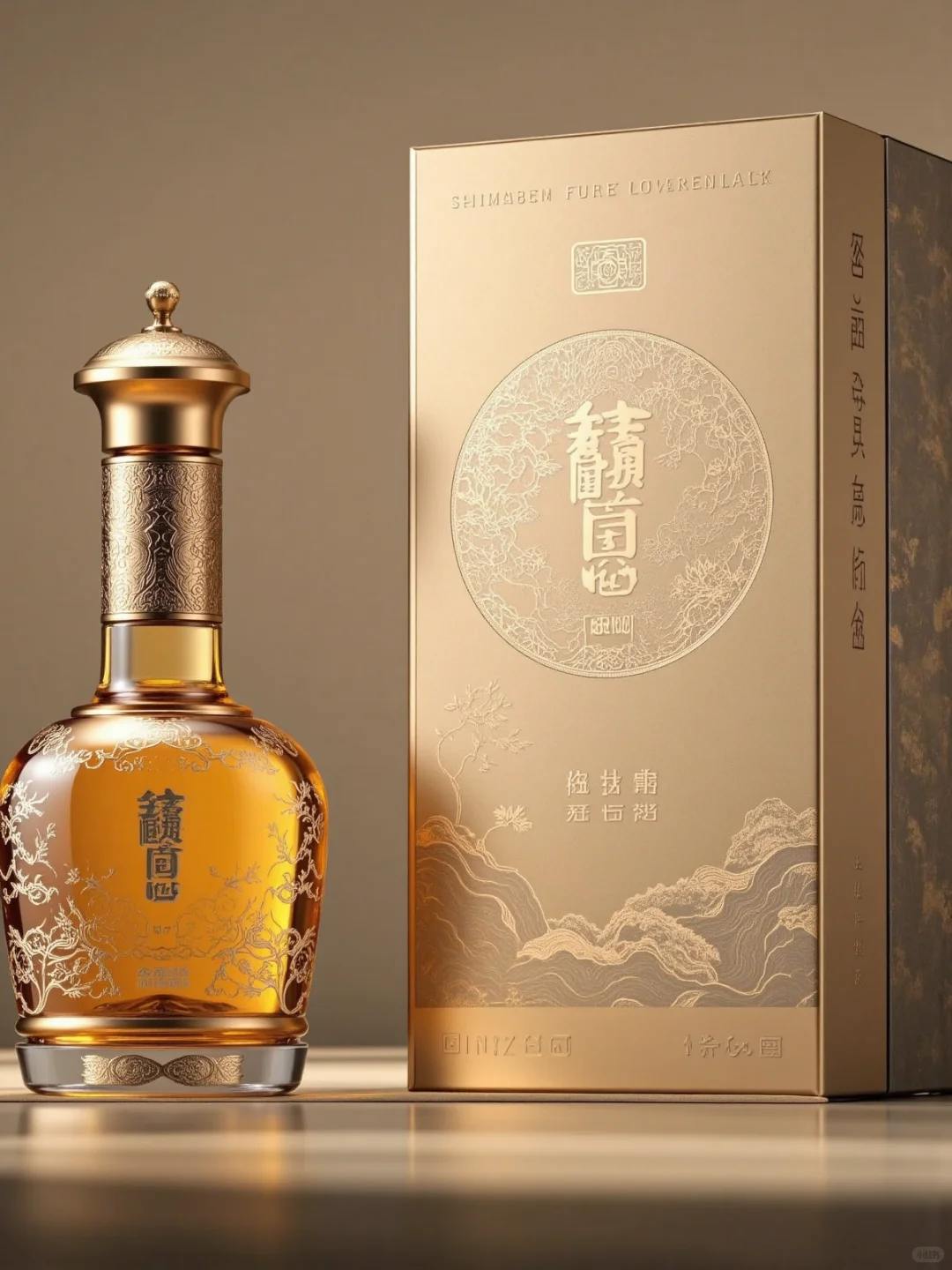 繁花似锦，春暖花开 酒包装设计