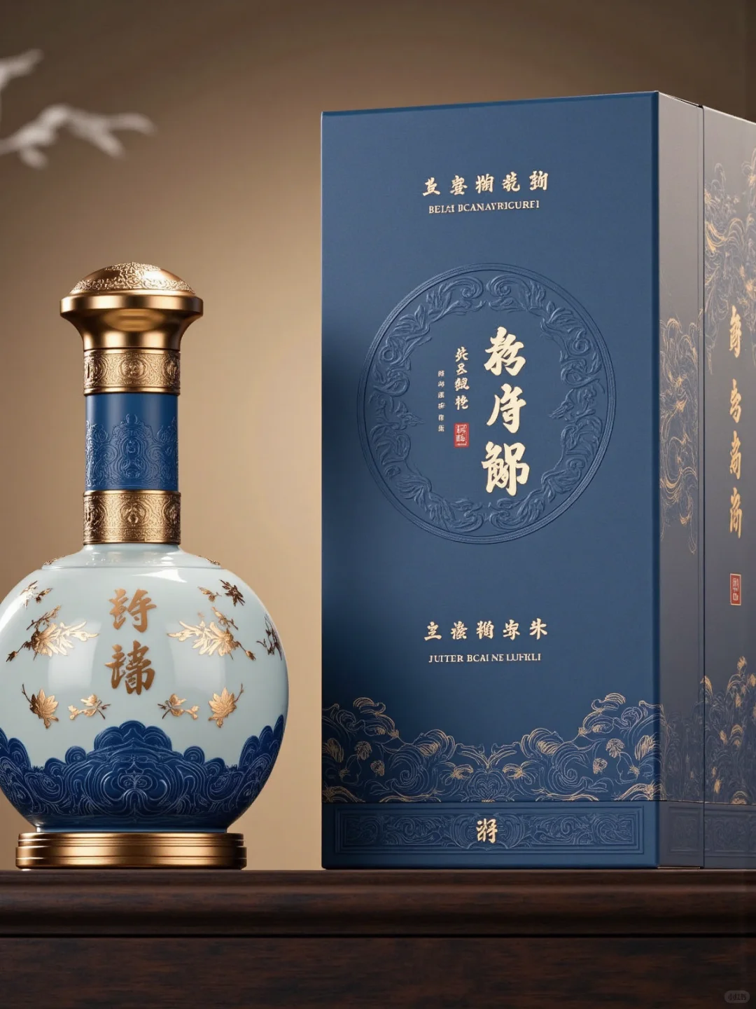 繁花似锦，春暖花开 酒包装设计