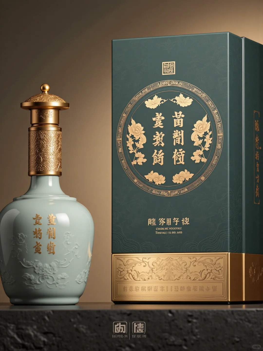 繁花似锦，春暖花开 酒包装设计