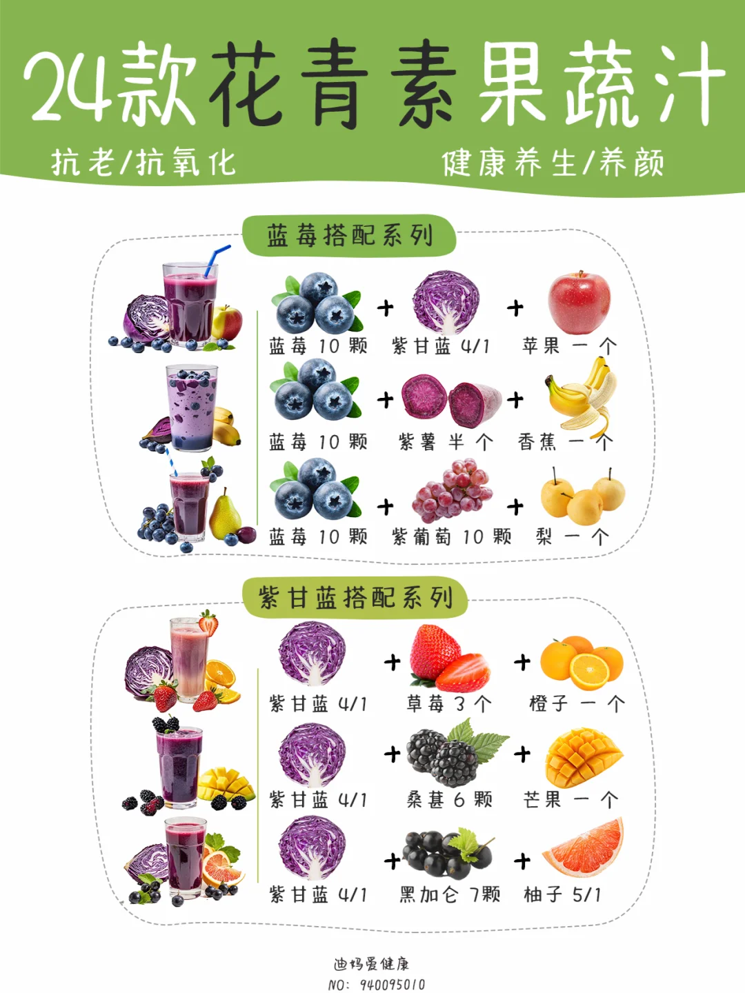 自制神仙饮品花青素果蔬汁果汁养生日常变美