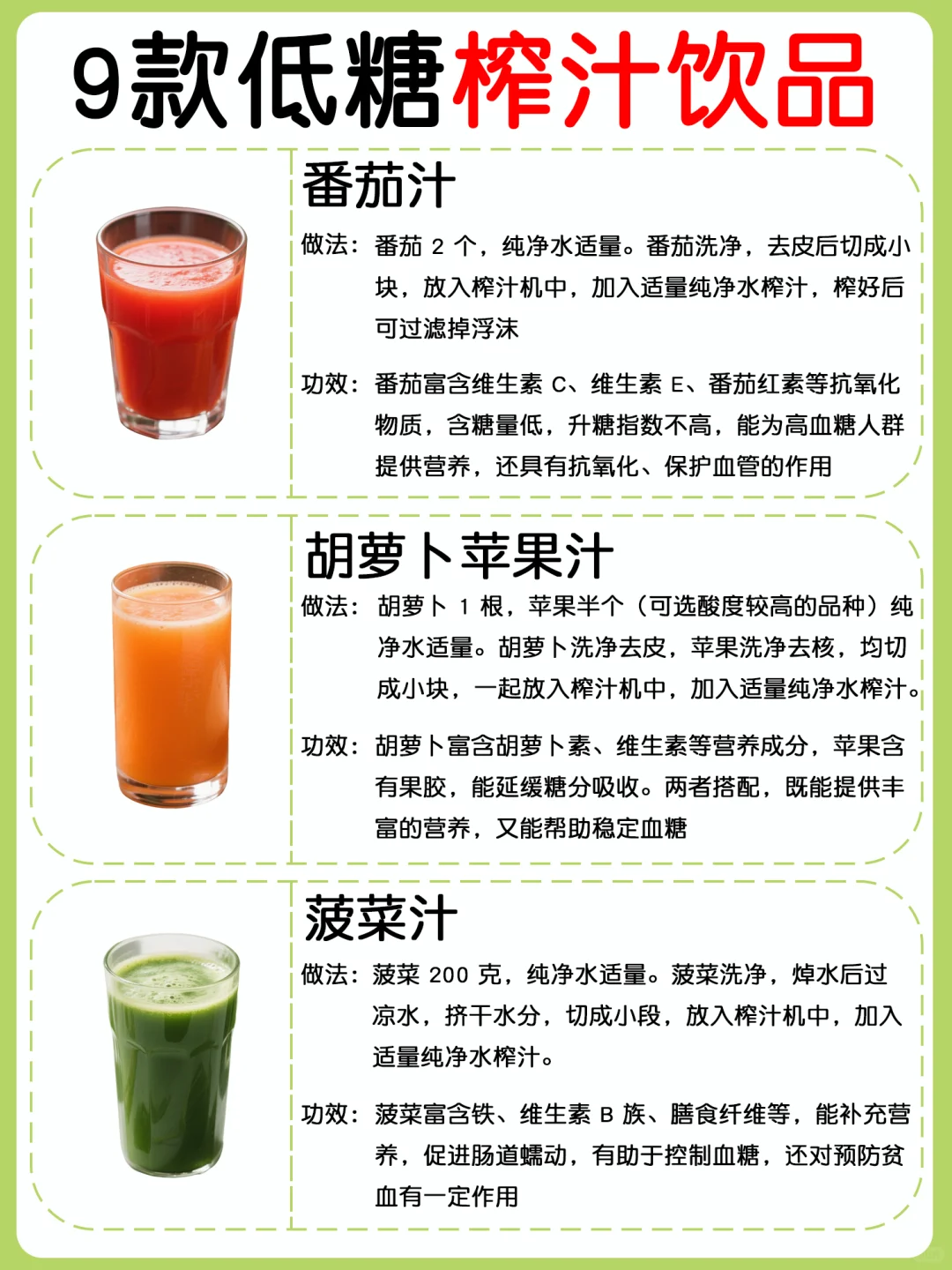 控糖人狂喜!9 款自制神仙果蔬汁好喝不升糖