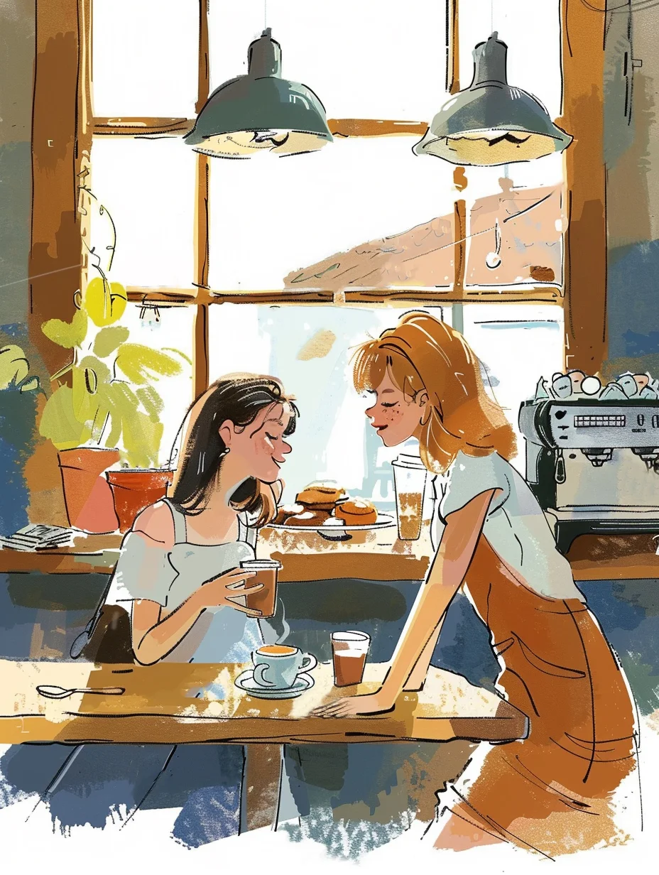 约上闺蜜一起吃吃喝喝，说一些说不完的话～