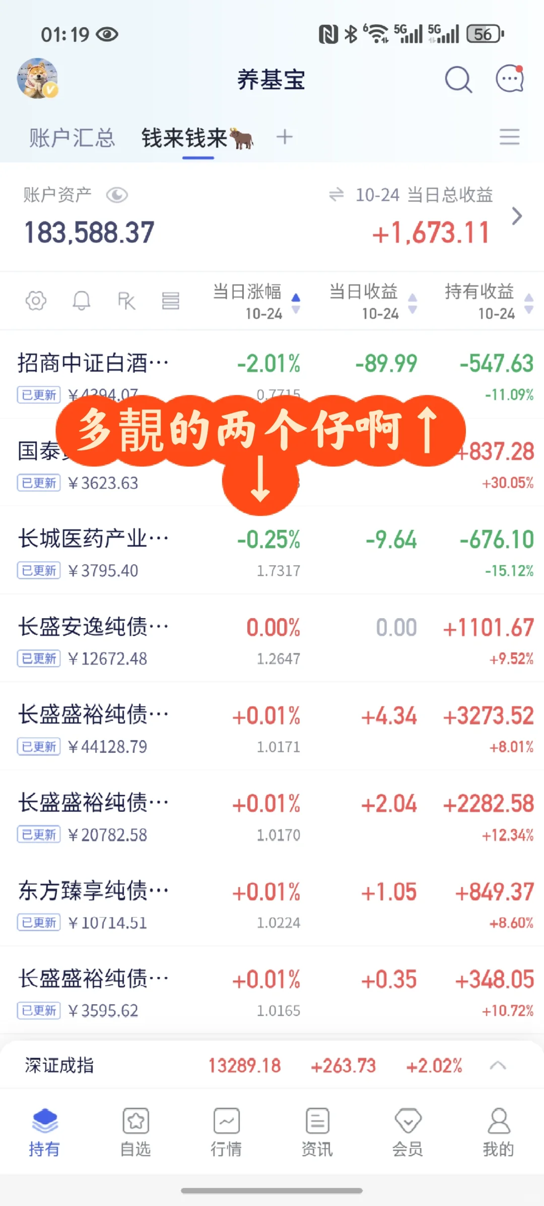 一个酒一个药，这辈子都有了