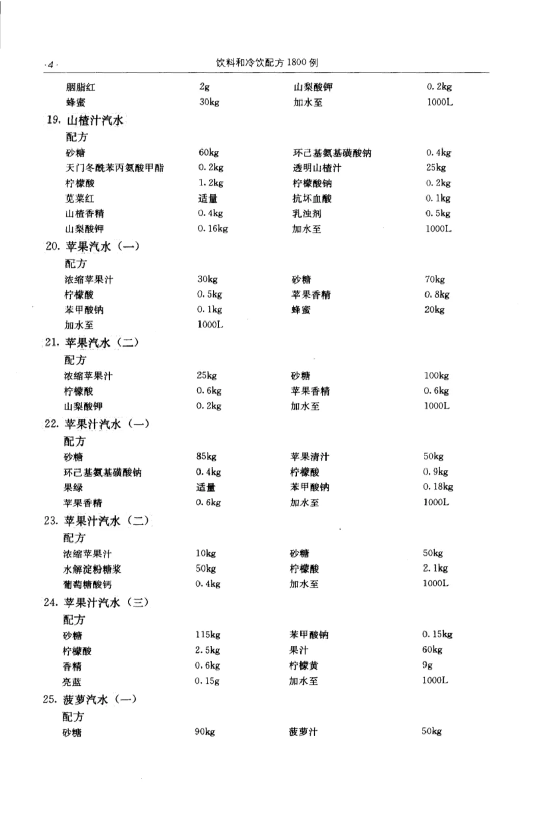 1800专业冷饮和饮料配方