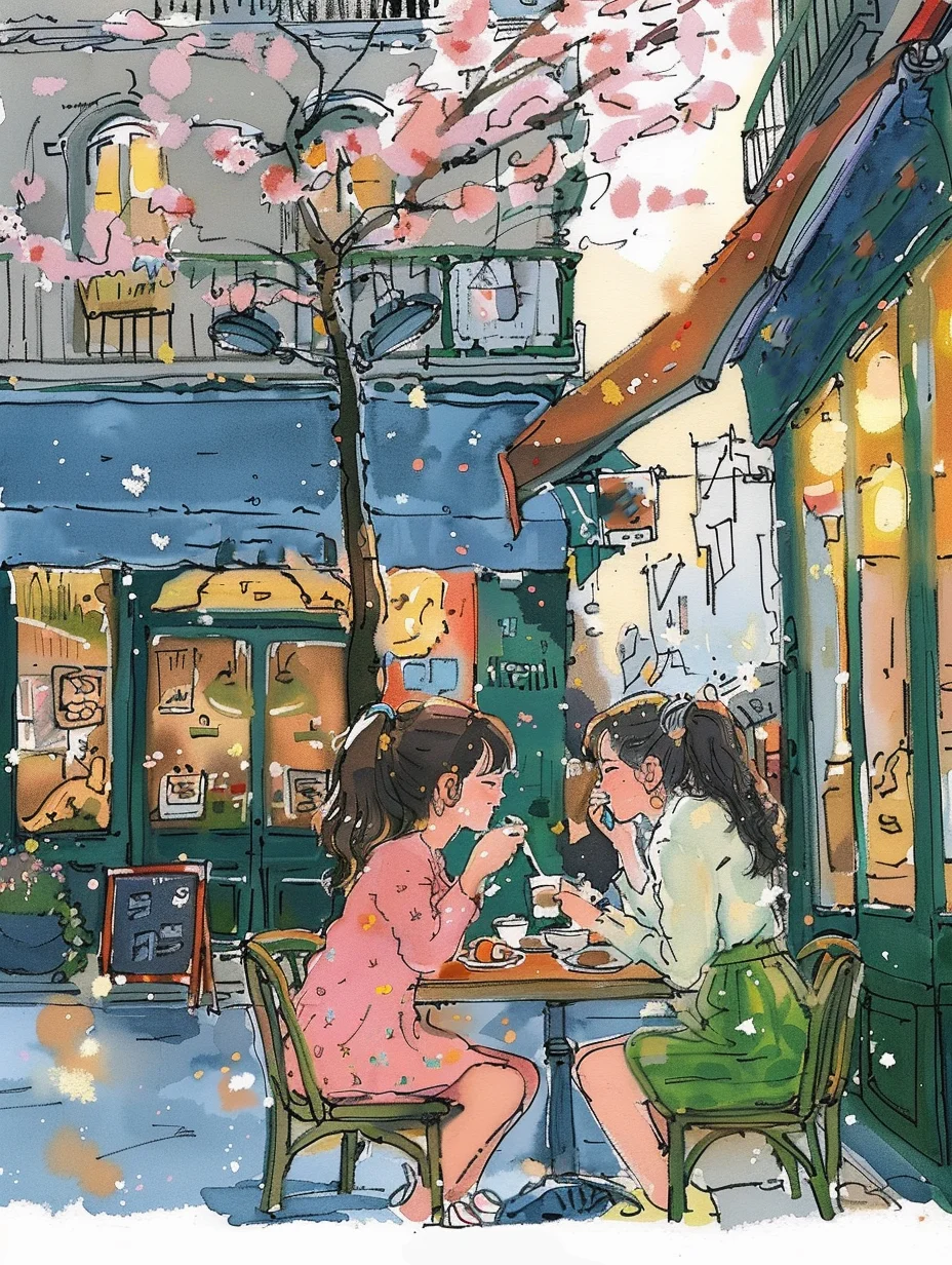 约上闺蜜一起吃吃喝喝，说一些说不完的话～