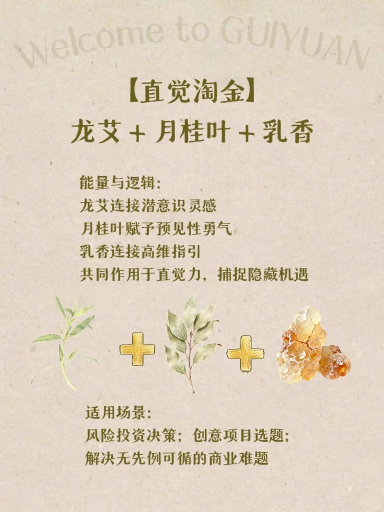 五行×香气｜财神爷偏爱的香气&组合（2）