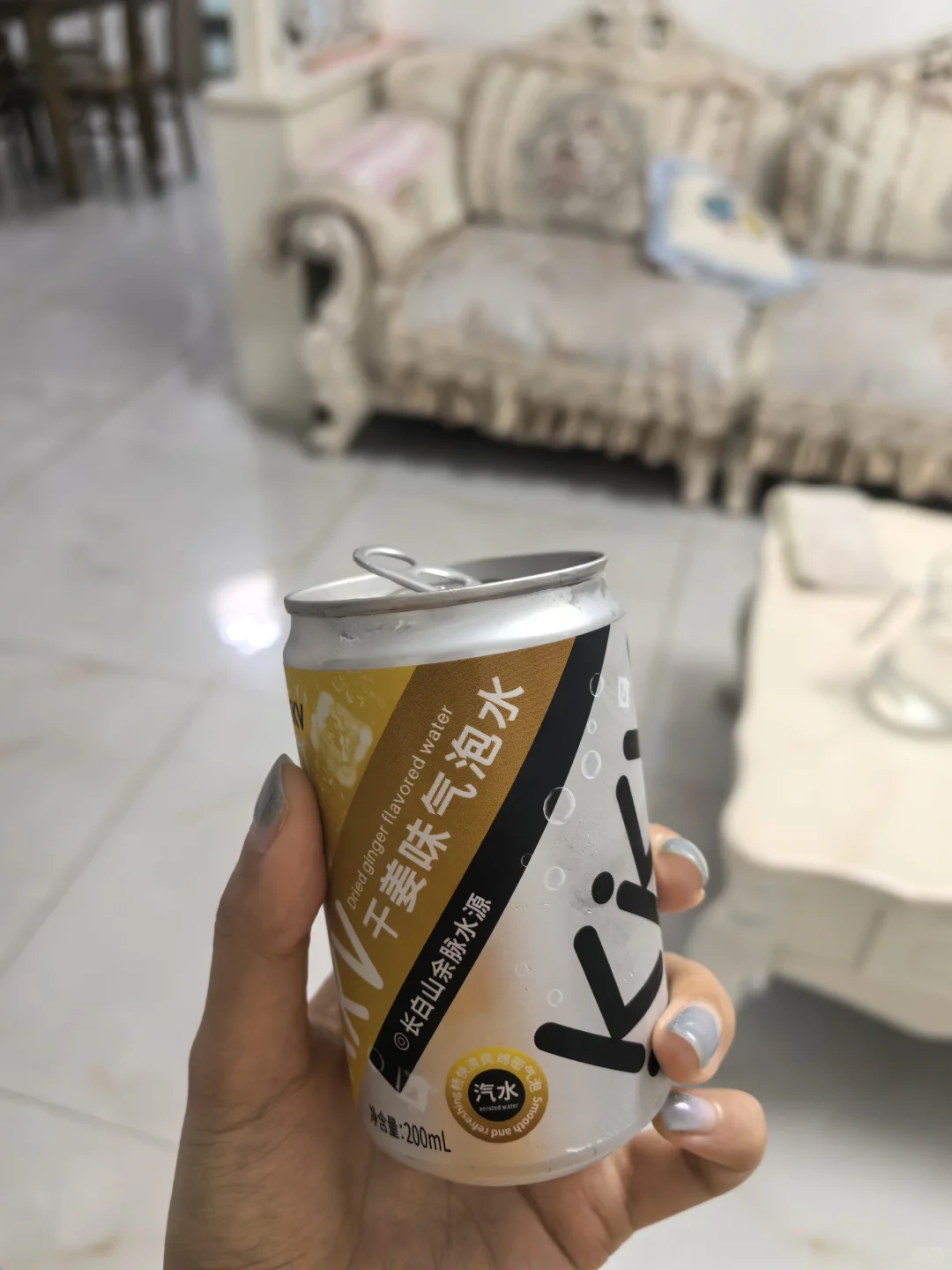 KKV干姜气泡水不如屈臣氏和怡泉 姜味不浓