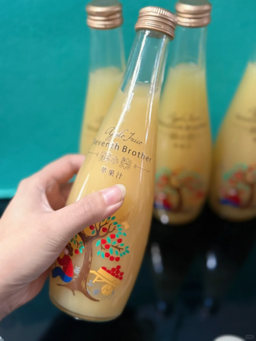 令人陶醉的苹果汁