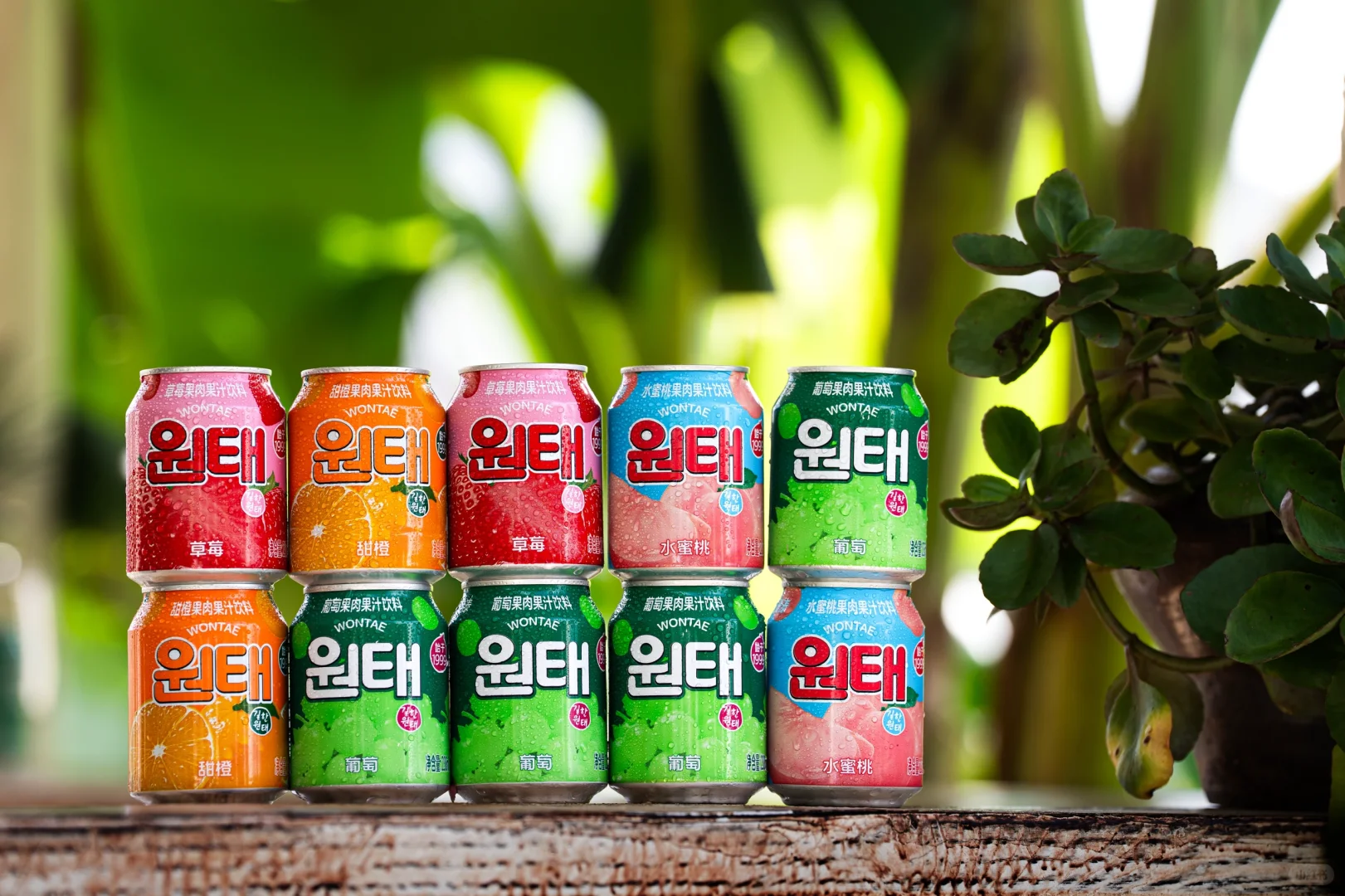 韩国湲溙果肉果汁35%NFC饮料