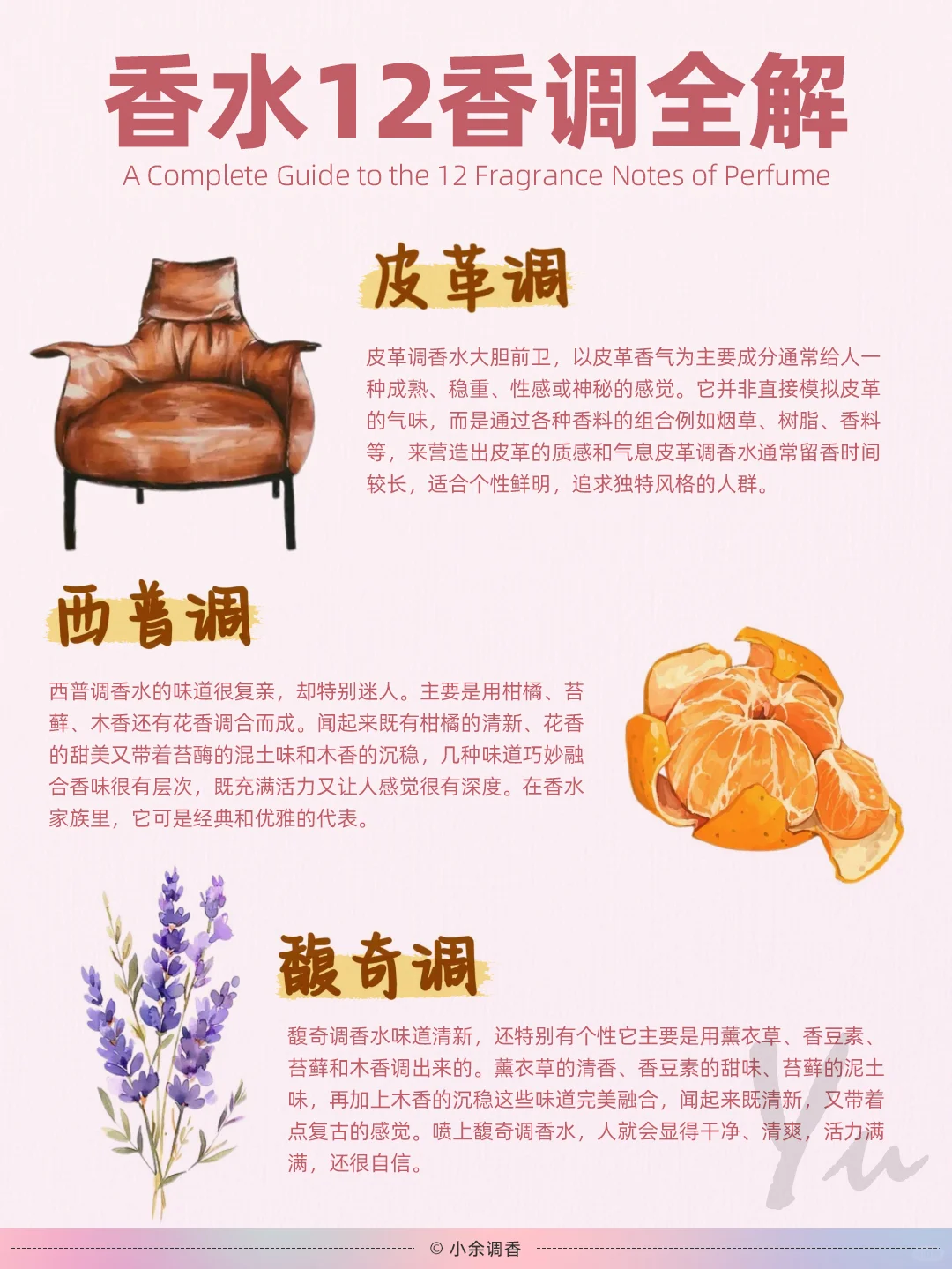 香水知识入门：香水十二香调全解