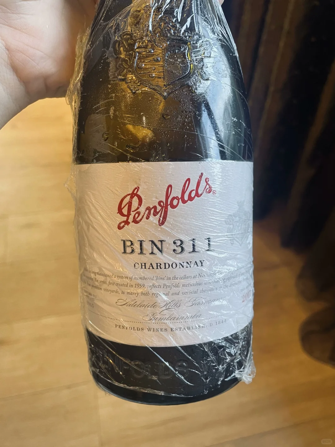 品酒笔记26——Bin311霞多丽2017