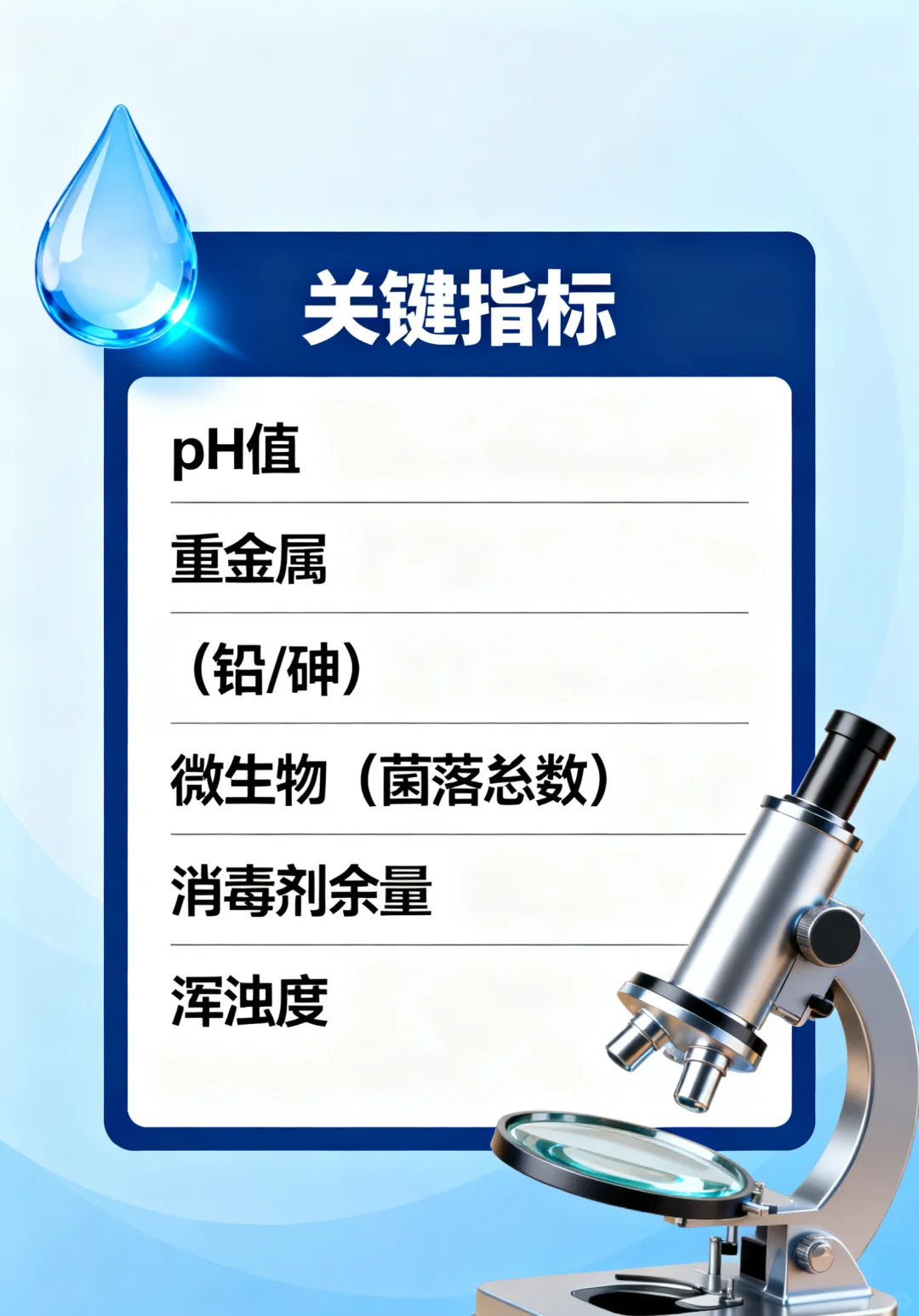 每日科普，水质检测！