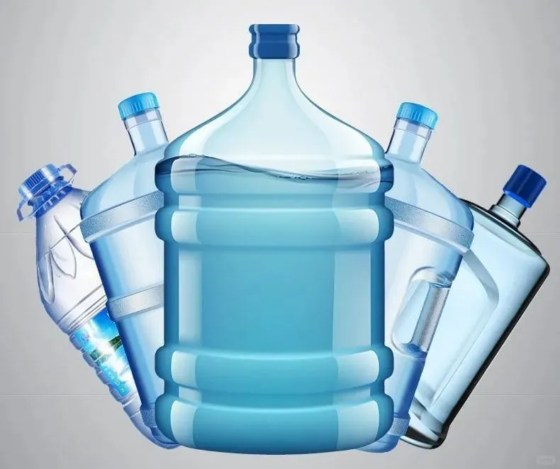 不同水源制作的桶装水