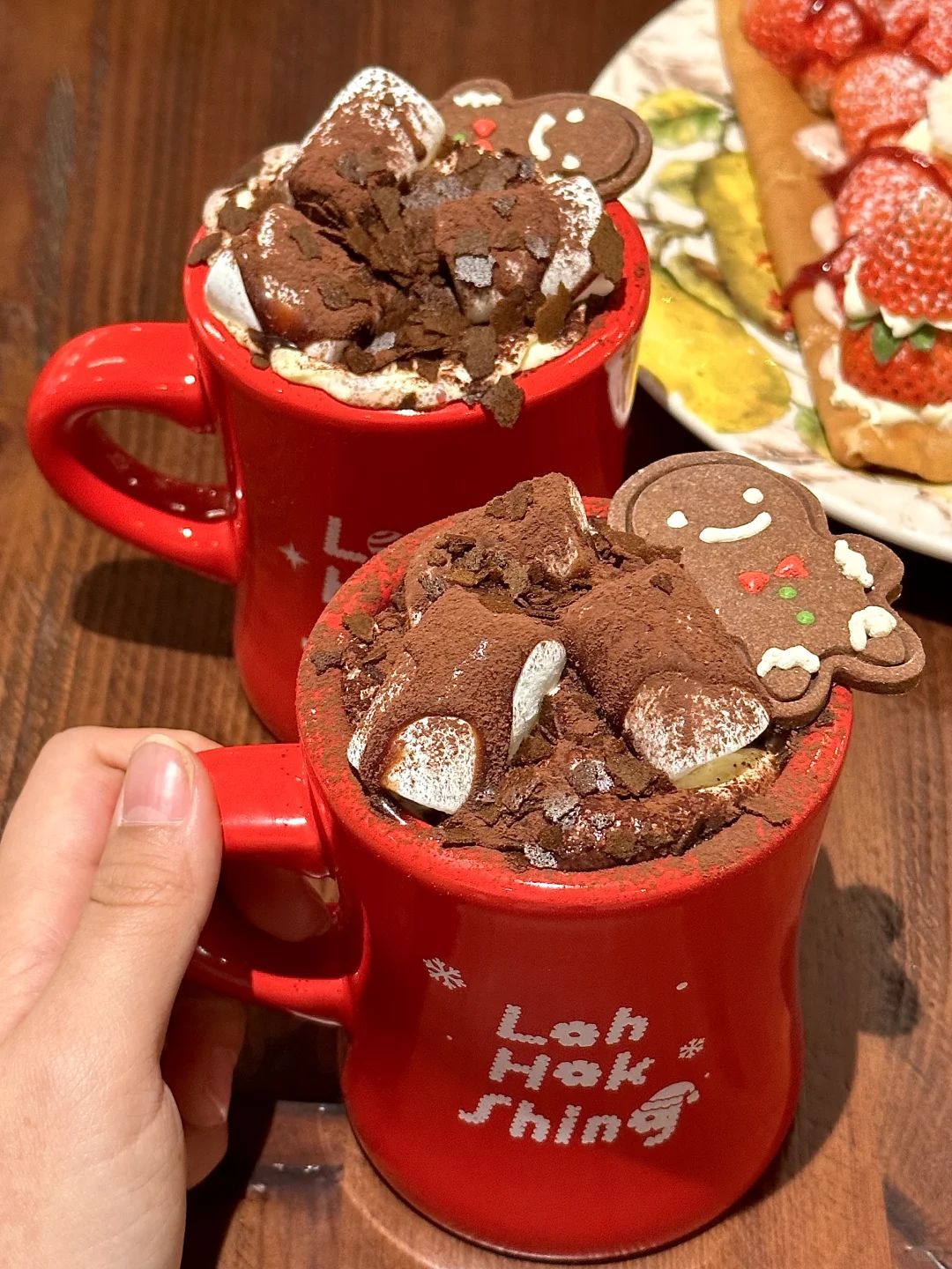 杭州巨新的！圣诞限定热可可！！可爱鼠了?……