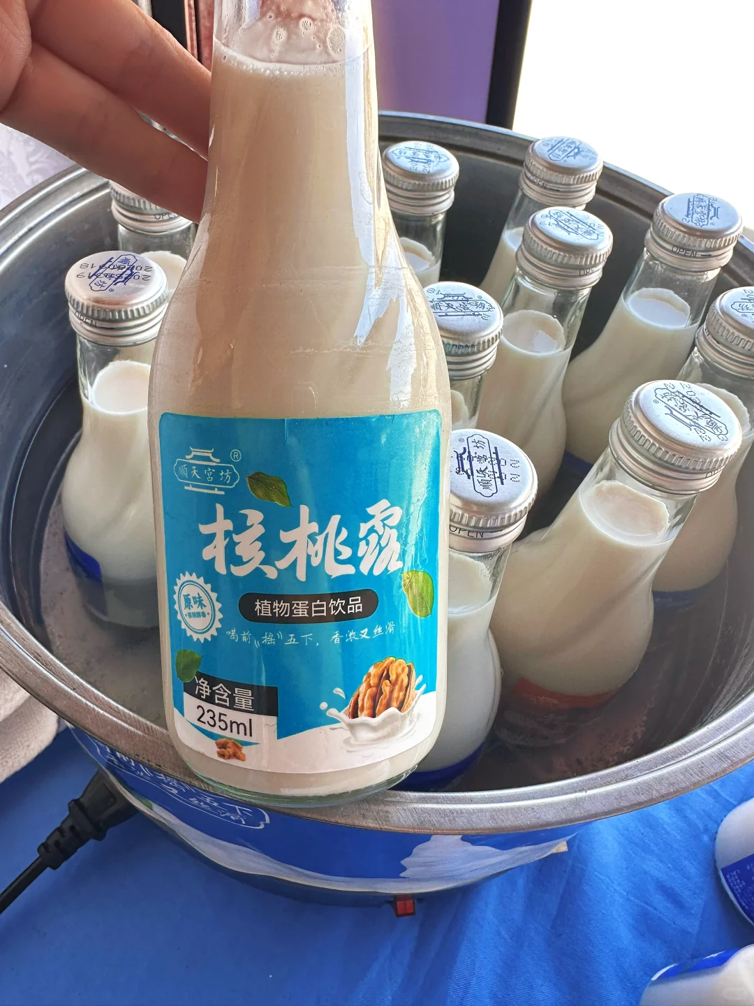 玻璃瓶装杏仁露全国招商啦～