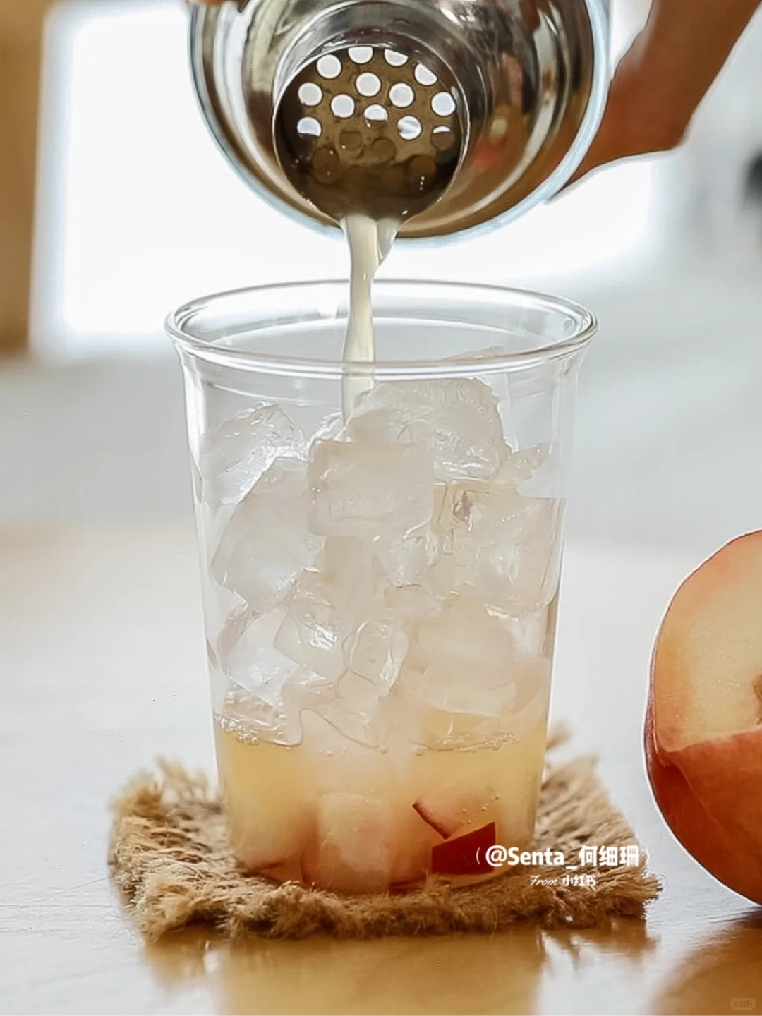 夏日绝配被我发现啦‼️桃桃干姜水鸡尾酒?