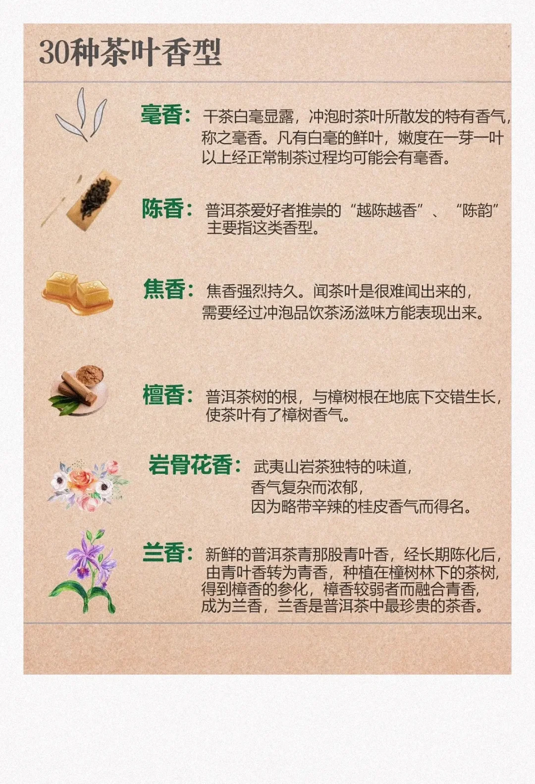 30种茶叶香型，能辨别一半算你厉害