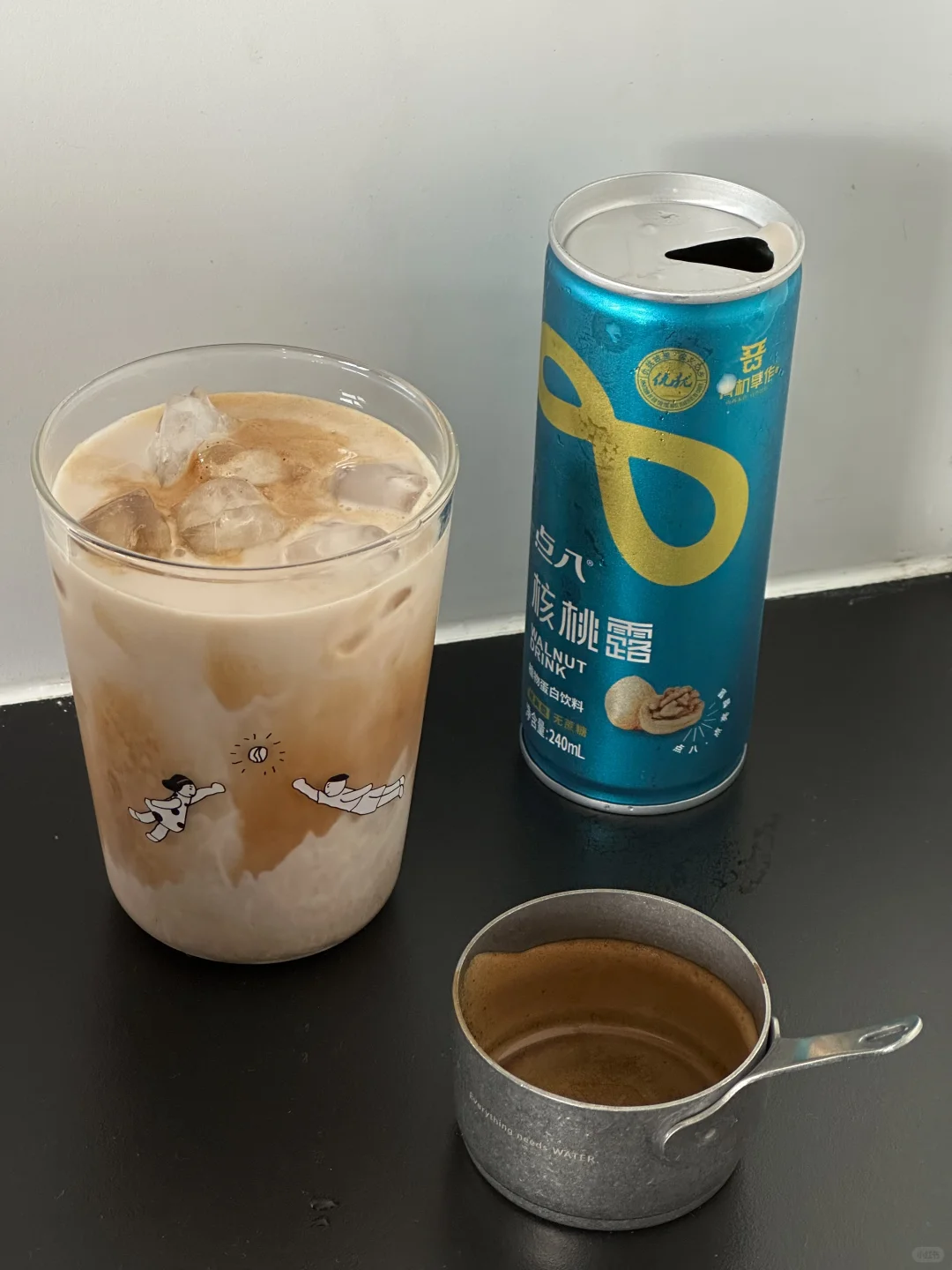 核桃露拿铁☕️