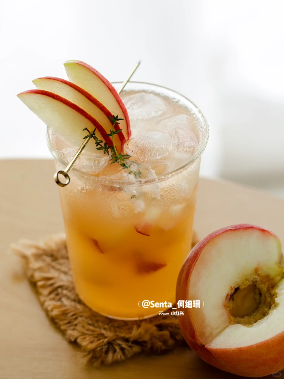 夏日绝配被我发现啦‼️桃桃干姜水鸡尾酒?