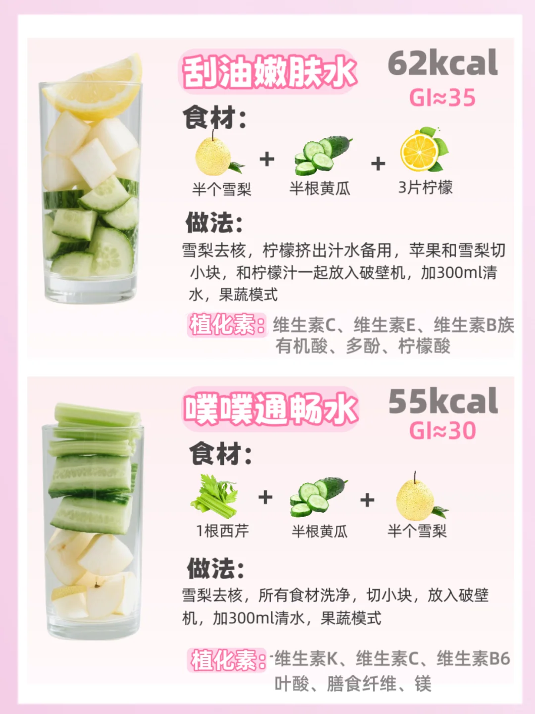 6款刮油掉秤果蔬汁❗️低卡刷脂?