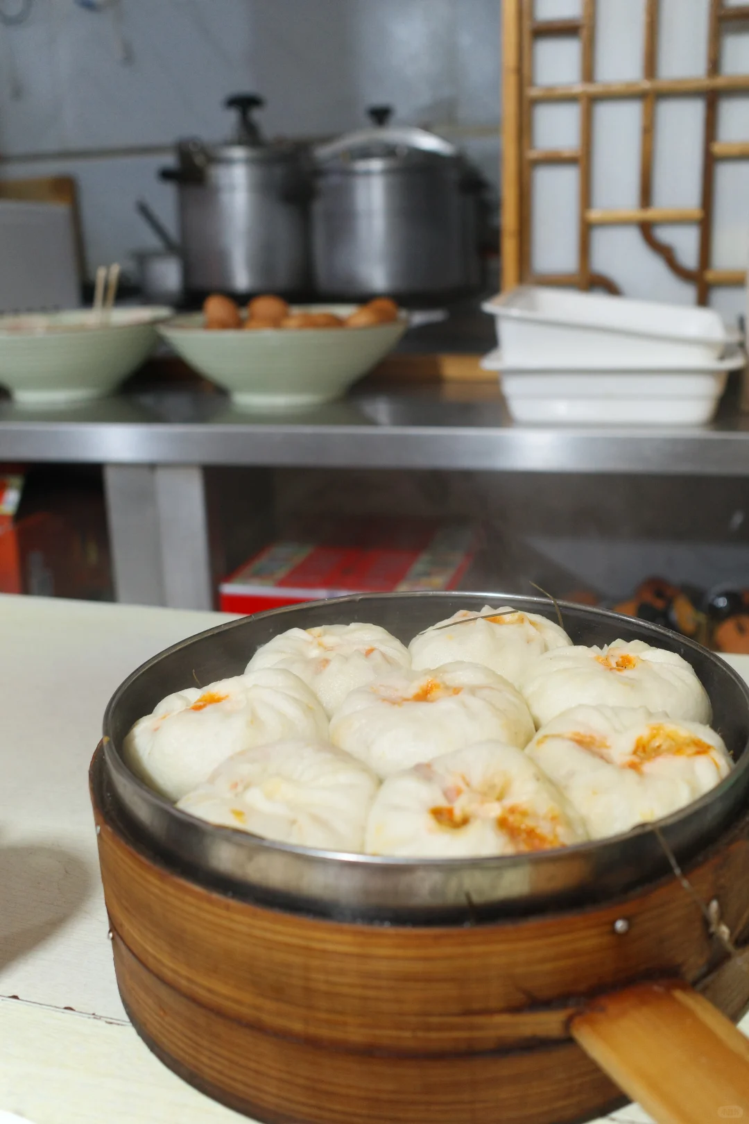 剪刀面和松枝包子|承德