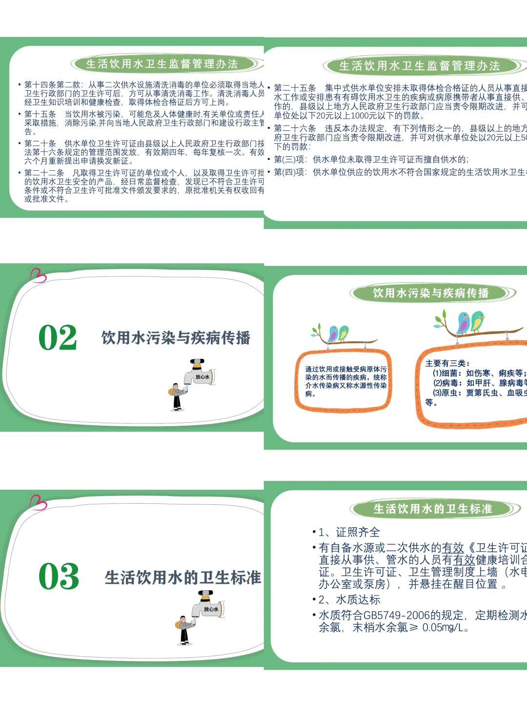 幼儿园饮用水安全培训ppt