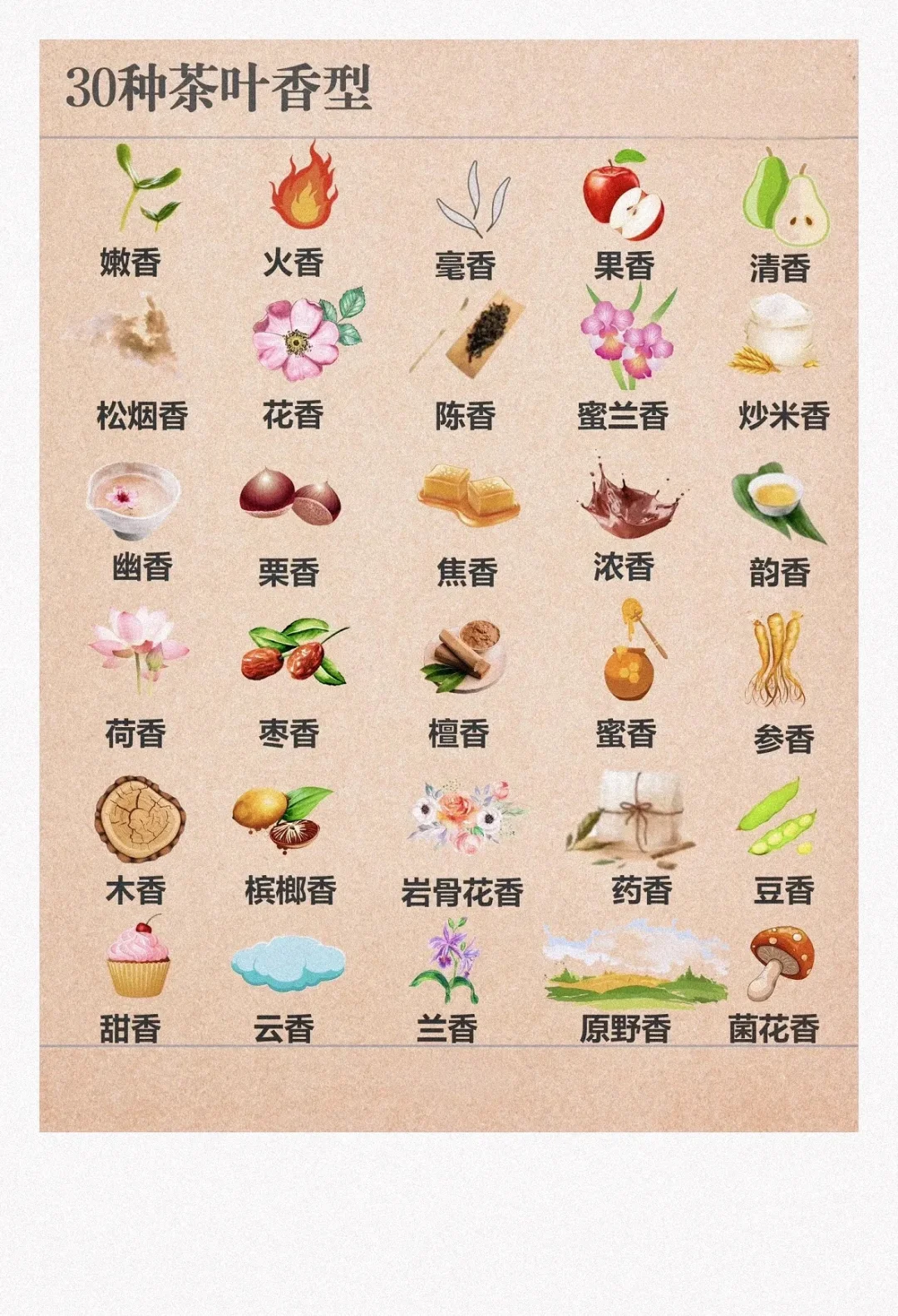 30种茶叶香型，能辨别一半算你厉害